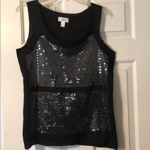 Camisole with sequins